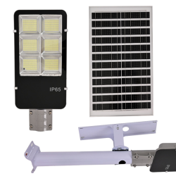 Lampara Suburbana De Led Con Panel Solar 300W