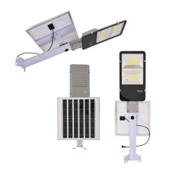 Lampara Suburbana De Led Con Panel Solar 100W