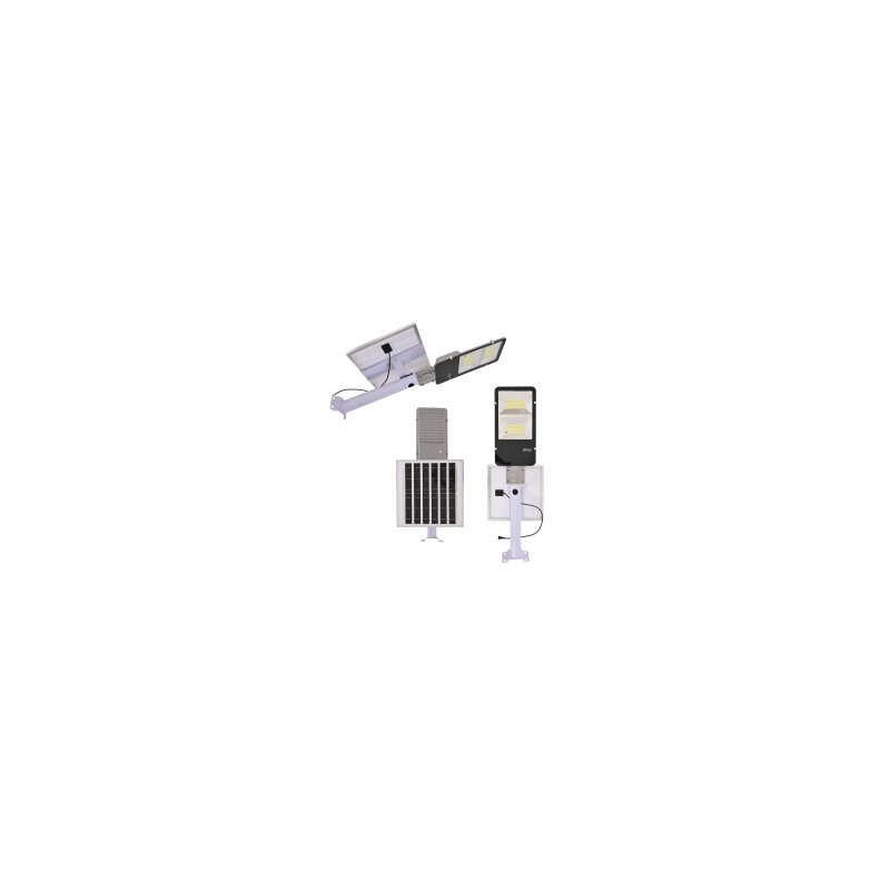 Lampara Suburbana De Led Con Panel Solar 100W