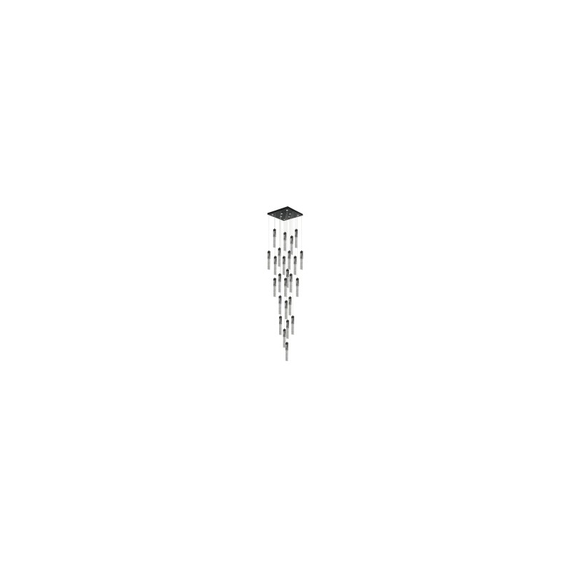 Candil Colgante 25 Luces Negro