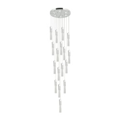 Candil Colgante 17 Luces Cromado