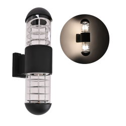 Lampara Arbotante Doral 2 Luces Led Exterior