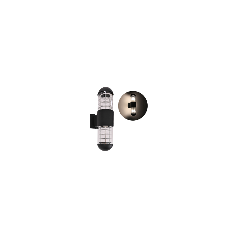 Lampara Arbotante Doral 2 Luces Led Exterior