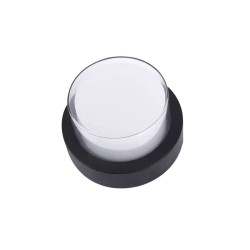 Lampara Arbotante  Cantoya Exterior Redonda Negra