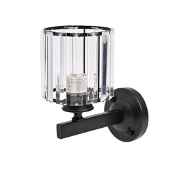 Arbotante Cristal Negro