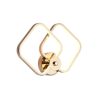 Arbotante Twin Cromo o Oro