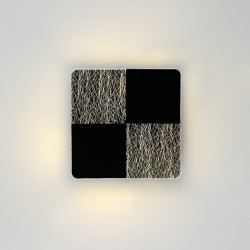 Arbotante CUADRADA GRIS & NEGRA