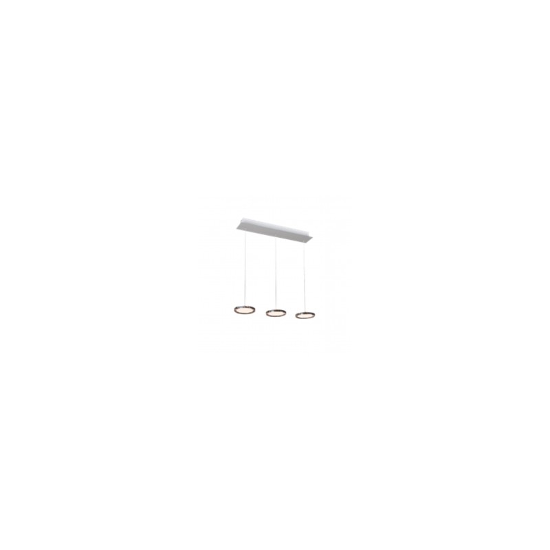 Lámpara Colgante Minimalista, 24w 3 luces 1