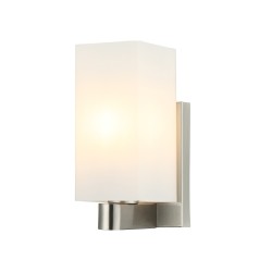 Arbotante 1 Luz Con Pantalla Cuadrada