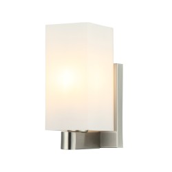 Arbotante 1 Luz Con Pantalla Cuadrada