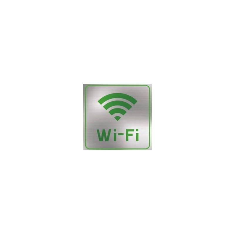 Letrero Wi-Fi Grande Verde