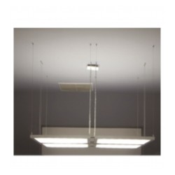 Lampara de Sobreponer Flat Cuadrado 40 Watts Luz Blanca