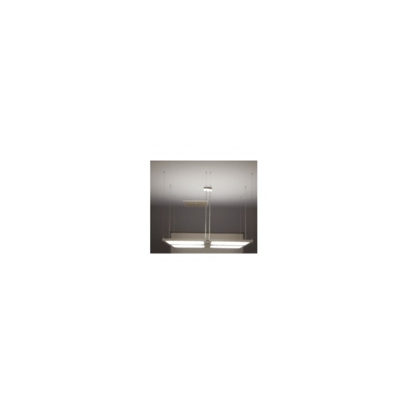 Lampara de Sobreponer Flat Cuadrado 40 Watts Luz Blanca