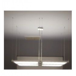 Lampara de Sobreponer Flat Cuadrado 40 Watts Luz Blanca