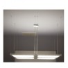 Lampara de Sobreponer Flat Cuadrado 40 Watts Luz Blanca