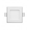 Plafon Empotrado Cuadrado 4 luces luz Blanca
