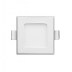 Plafon Empotrado Cuadrado 4 luces luz Blanca