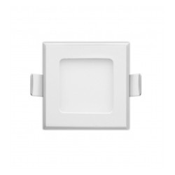 Plafon Empotrado Cuadrado 3 luces luz Blanca