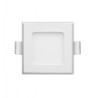 Plafon Empotrado Cuadrado 3 luces luz Blanca