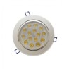 Plafon Empotrado Circular 15 luces Luz Calida