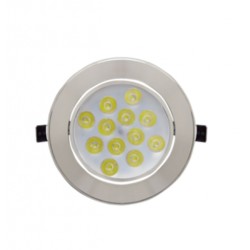 Plafon Empotrado Circular 12 luces Luz Calida
