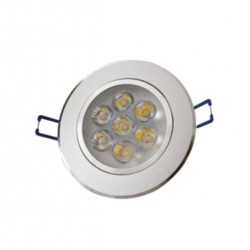 Plafon Empotrado Circular 7 luces Luz Blanca