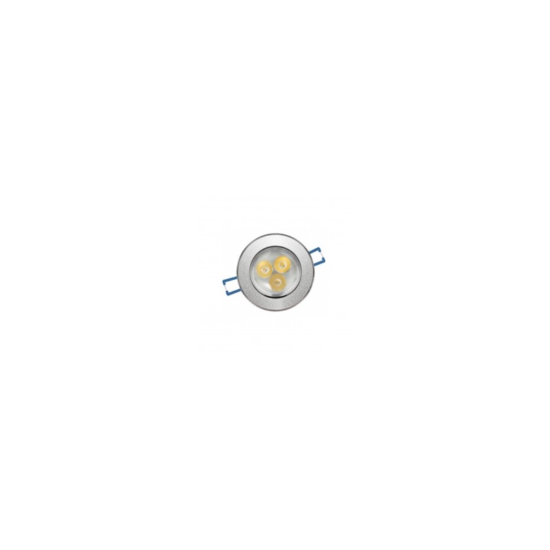 Plafon Empotrado Circular 3 luces Luz Calida
