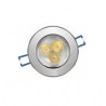 Plafon Empotrado Circular 3 luces Luz Calida