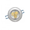 Plafon Empotrado Circular 3 luces Luz Calida
