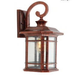 Lampara Arbotante Mia T43-C Café
