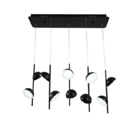 Lampara Colgante Kinsasa GD-B226-5/Negro