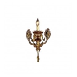 Lampara Arbotante Dorado  Gota de Cristal