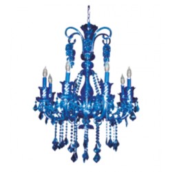 Lampara colgante Maria Teresa Azul
