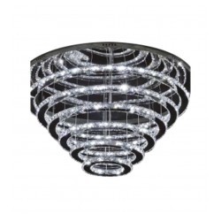 Lampara colgante Kristal 12 luces