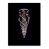 Lampara colgante Kristal 6 luces
