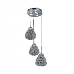 Lampara colgante Diamante 3 luces