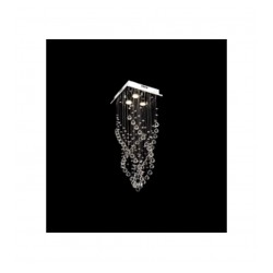 Lampara colgante Kristal 3 luces