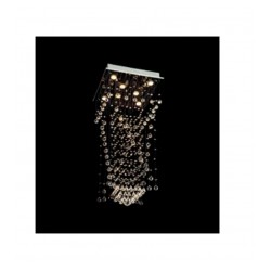 Lampara colgante Kristal 7 luces
