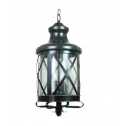 Lampara colgante San Luis 4 luces Negro