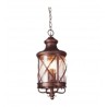 Lampara colgante San Luis 4 luces Cafe