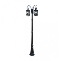 Farol San Luis 6 luces Negro