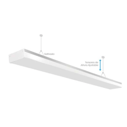 Gabinente Flotante Aluminio Led