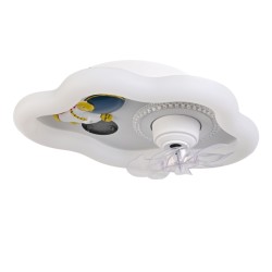 Lampara De Techo Infantil Nube