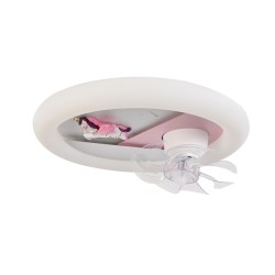 Lampara de techo infantil con ventilador