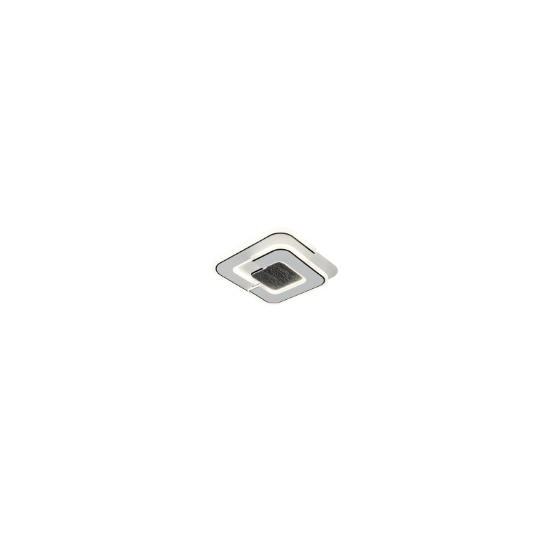 Plafon Minimalista En Capas Cuadrado
