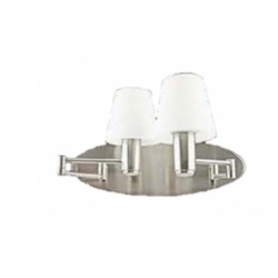 Lampara Arbotante Brazo Movible 2 luces